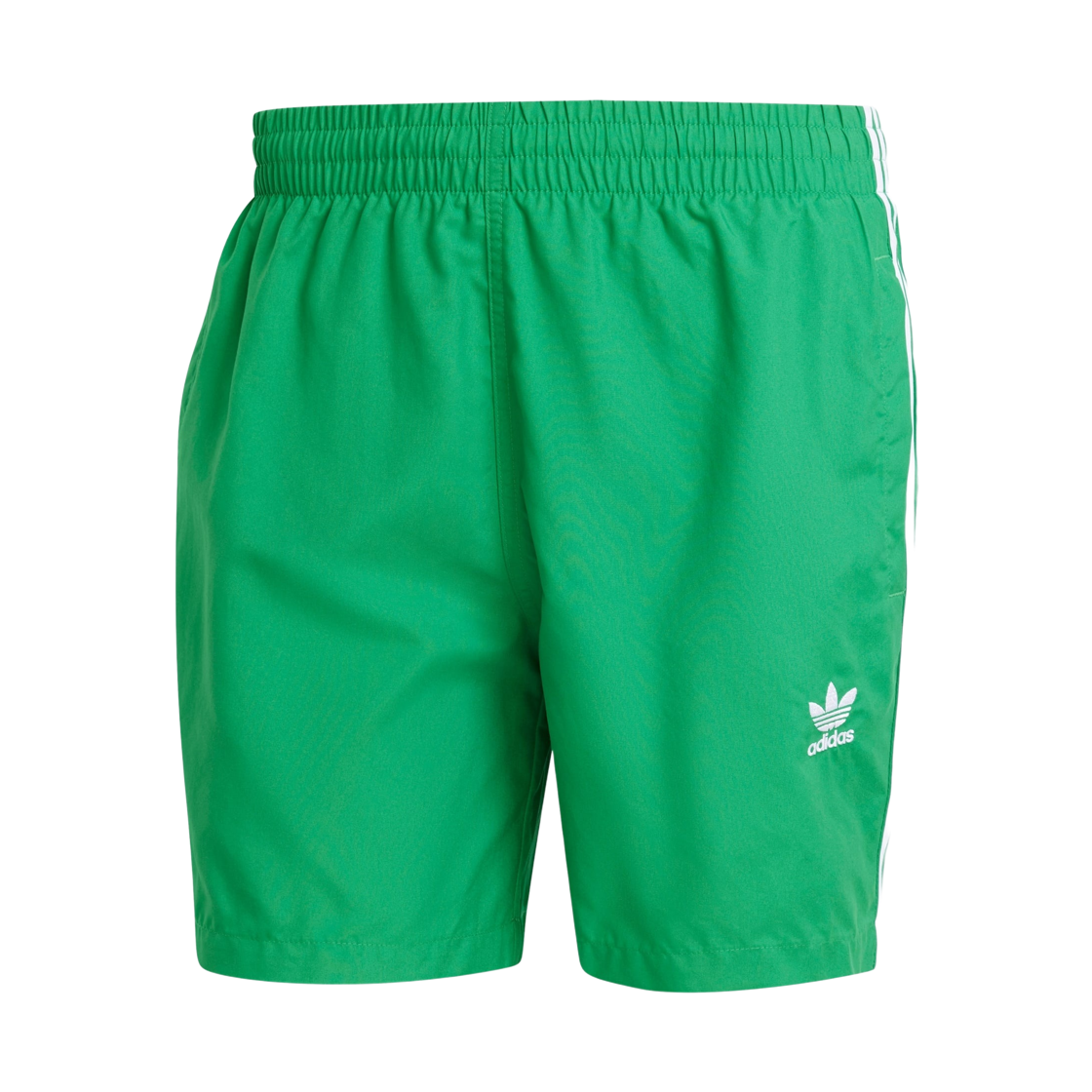 IY1552 Adidas Originals Adicolor 3-Stripes Swim Shorts Green - KR Sizing