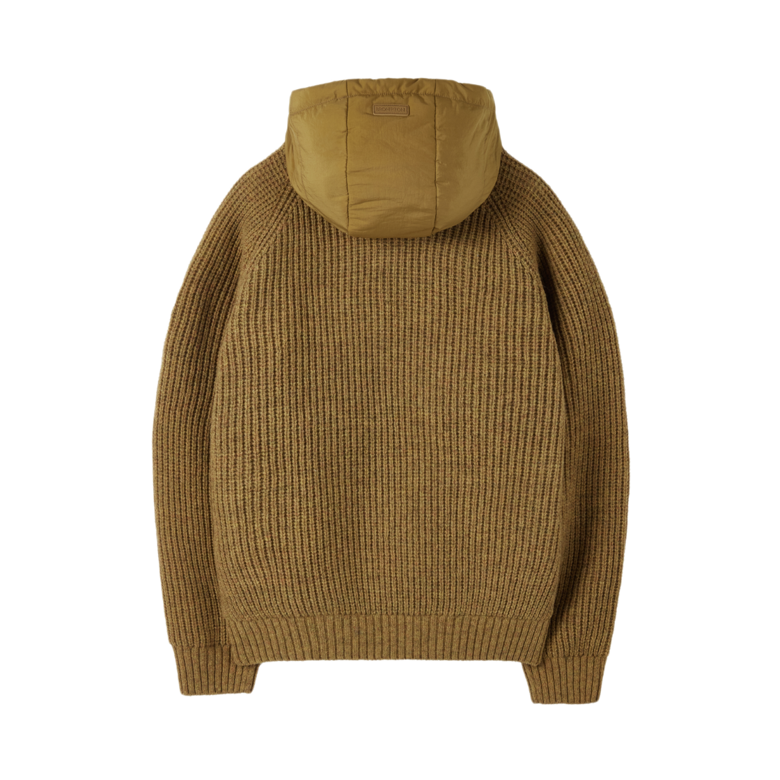 브롬톤 런던 셰틀랜드 울 후드 가디건 머스타드(BROMPTON LONDON Shetland Wool Hood Cardigan Mustard) - 2