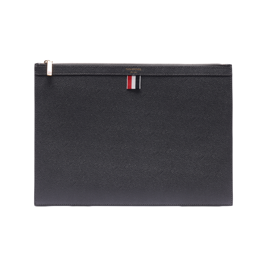 [25% 쿠폰] 톰브라운 페블 그레인 레더 도큐먼트 홀더 다크 그레이([25% 쿠폰] Thom Browne Pebble Grain Leather Document Holder Dark Grey) - 3