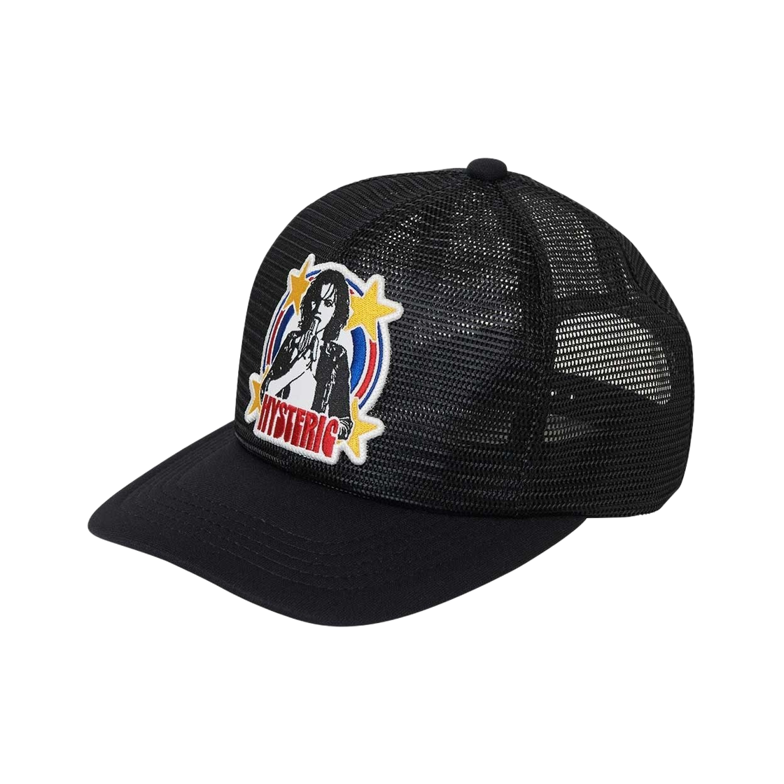 02261QH05 Hysteric Glamour Woman Banana Patch All Mesh Cap Black