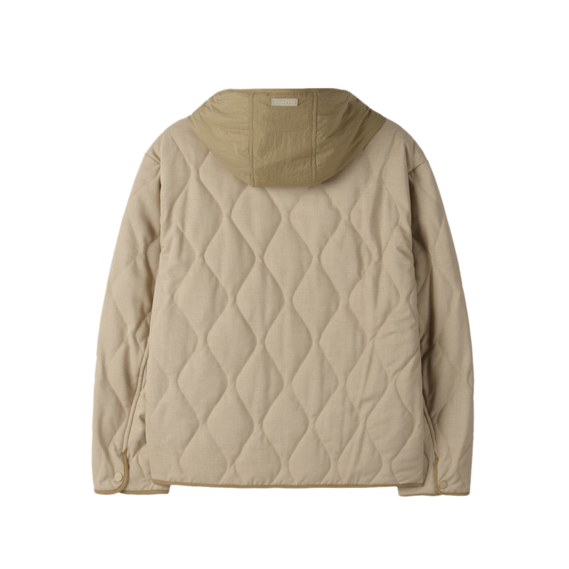 브롬톤 런던 W 후드 디터처블 패딩 재킷 베이지(BROMPTON LONDON W Hood Detachable Padded Jacket Beige) - 2