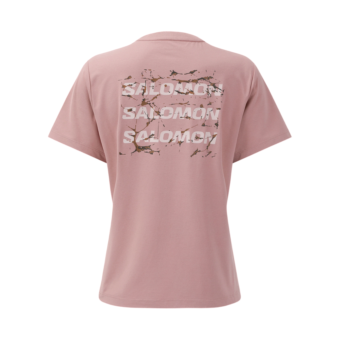 LD0418700 (W) Salomon Pulsewave Running Short Sleeve Dark Pink / Deep Pink