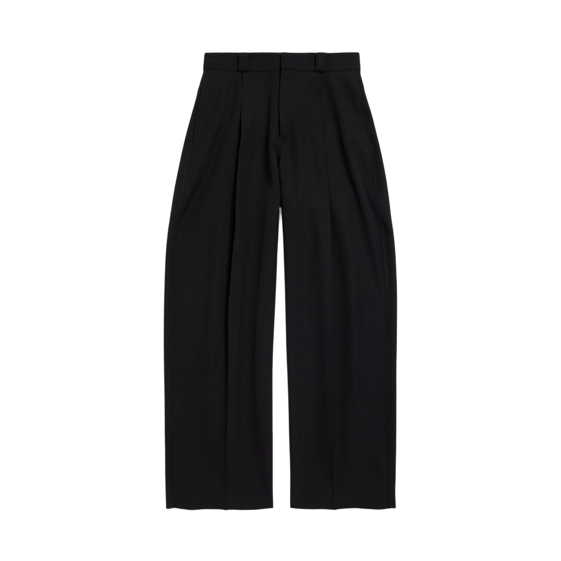 A009JYTSU221000 Balenciaga Relaxed Curve Pants in Black