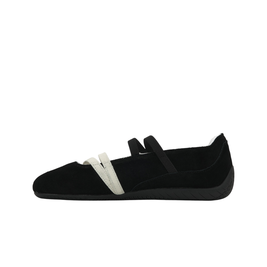 (W) 푸마 스피드캣 발레 스웨이드 푸마 블랙 푸마 화이트((W) Puma Speedcat Ballet Suede Puma Black Puma White) - 3