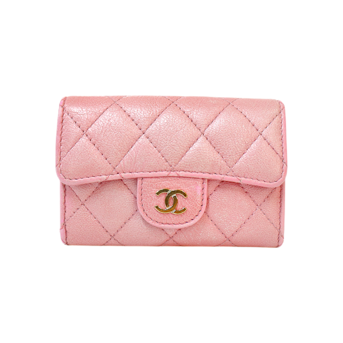 ITNEJSWL2A9R Chanel Pink Classic Card Wallet C-B60274