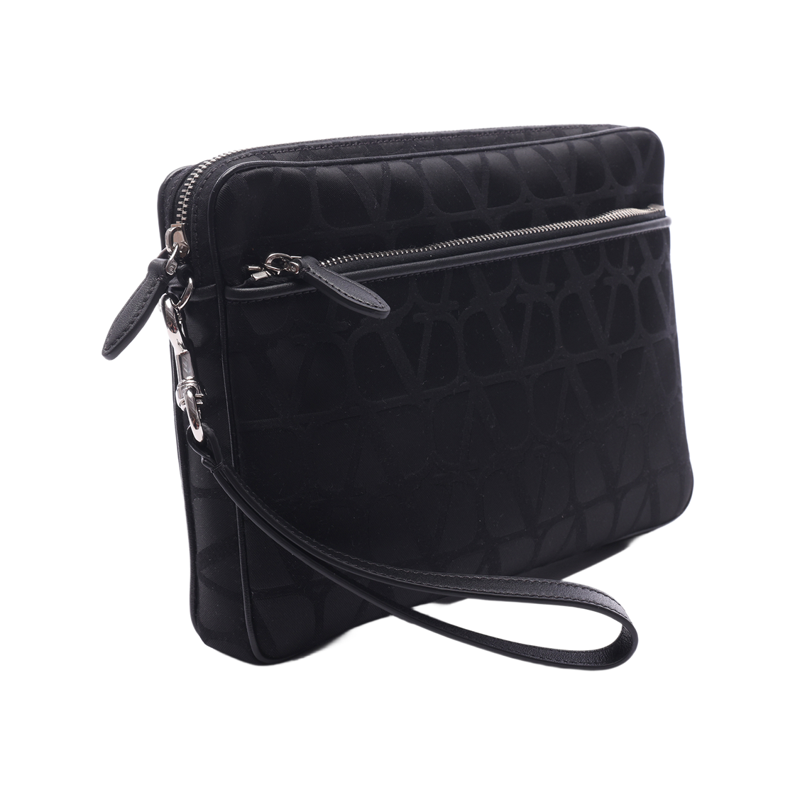 [25% 쿠폰] 발렌티노 트왈 아이코노그래피 파우치 블랙([25% 쿠폰] Valentino Toile Iconographe Pouch Black) - 3