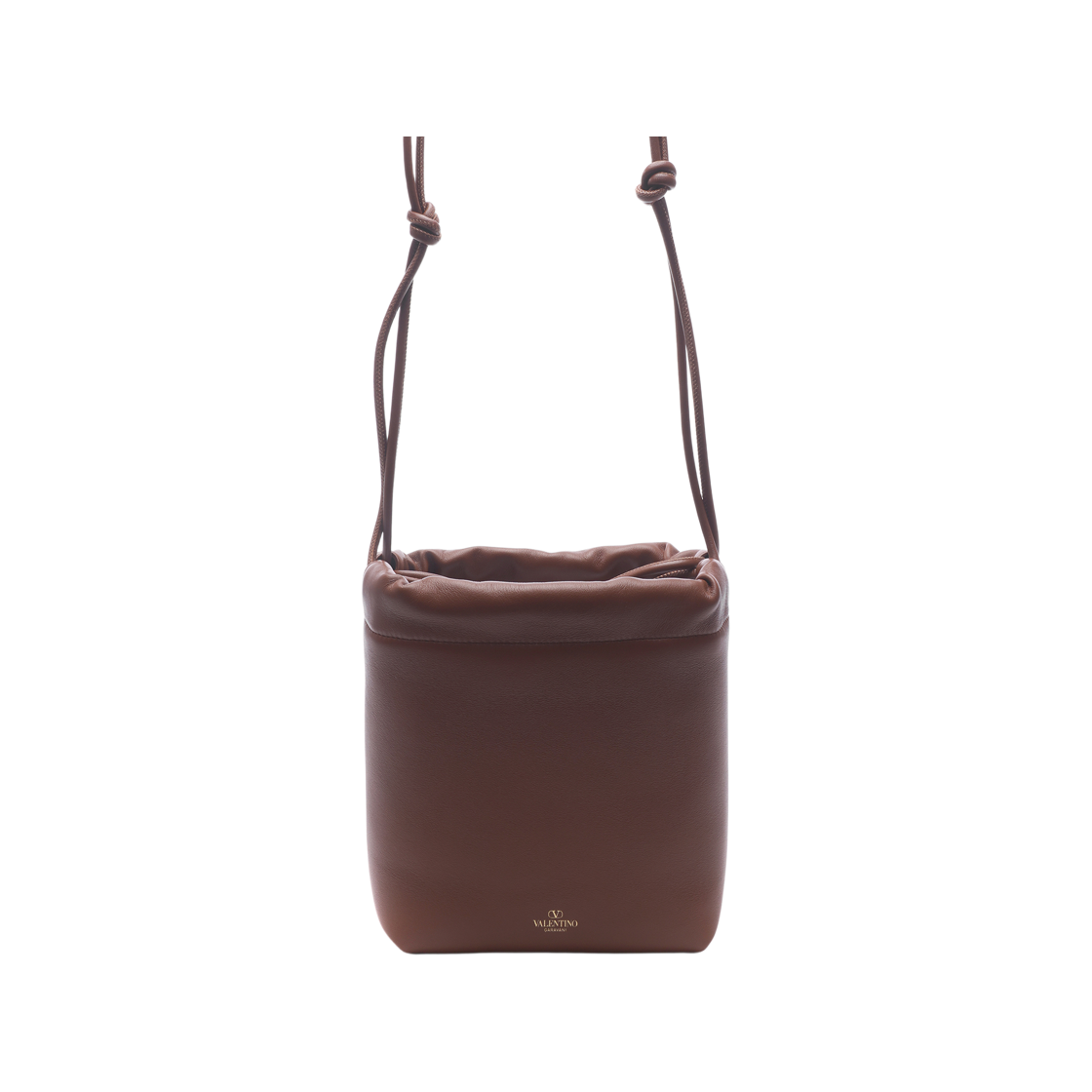 [25% 쿠폰] 발렌티노 브이로고 미니 푸프 버킷백 토바코([25% 쿠폰] Valentino Vlogo Mini Pouf Bucket Bag Tobacco) - 4