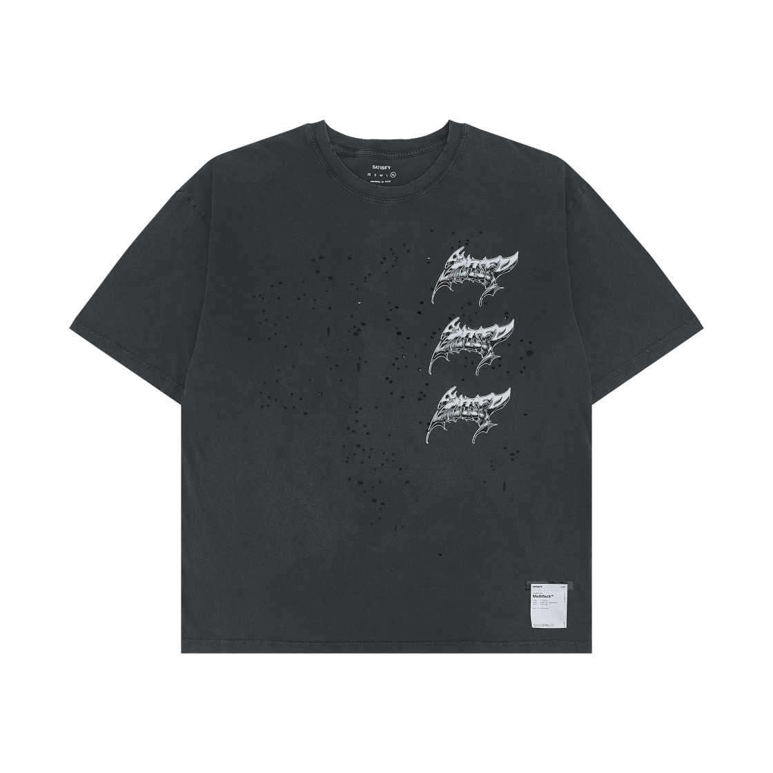 11006-AB-LG1 Satisfy Mothtech T-Shirt Aged Black