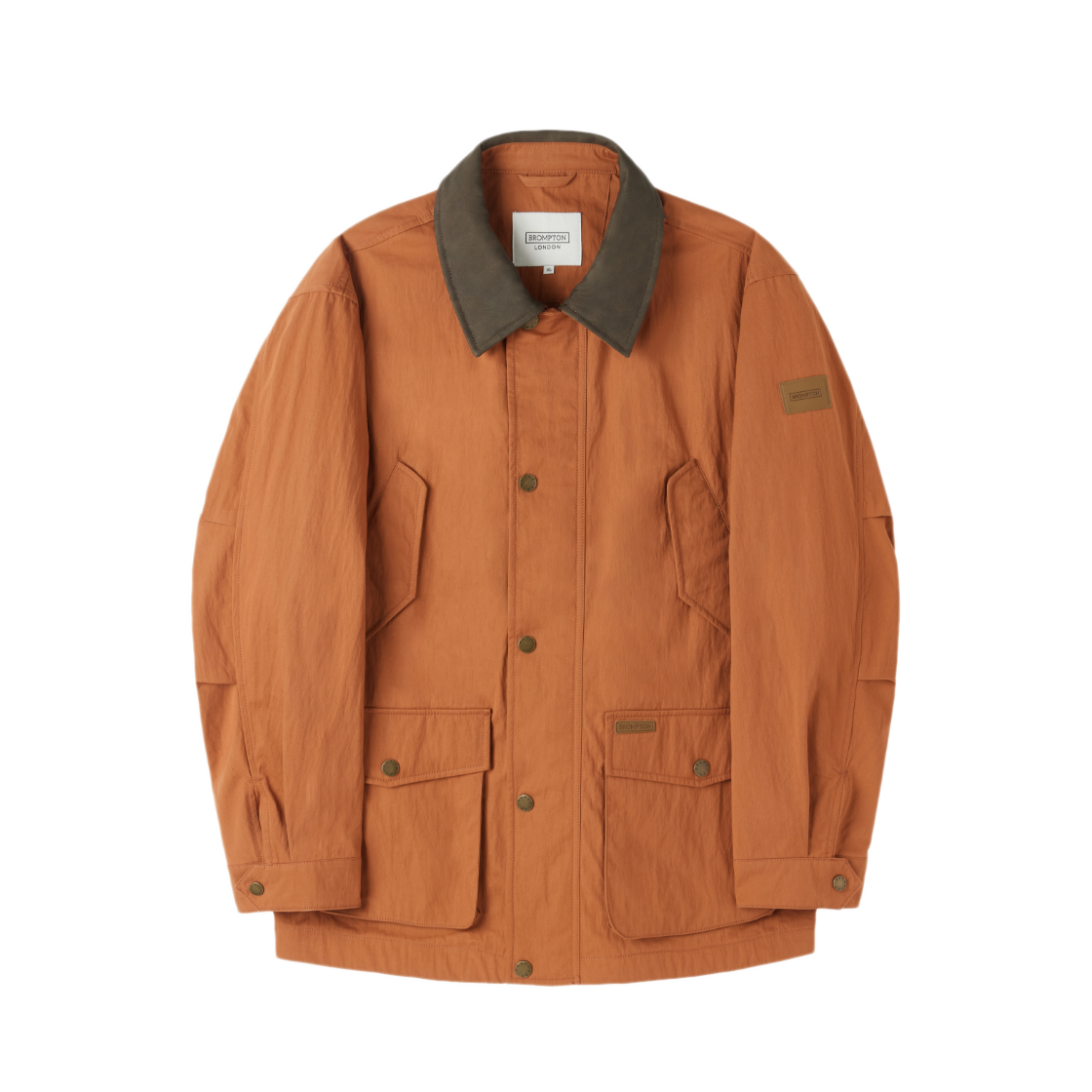P253UJK420030 BROMPTON LONDON Greenford Midi Jacket Orange