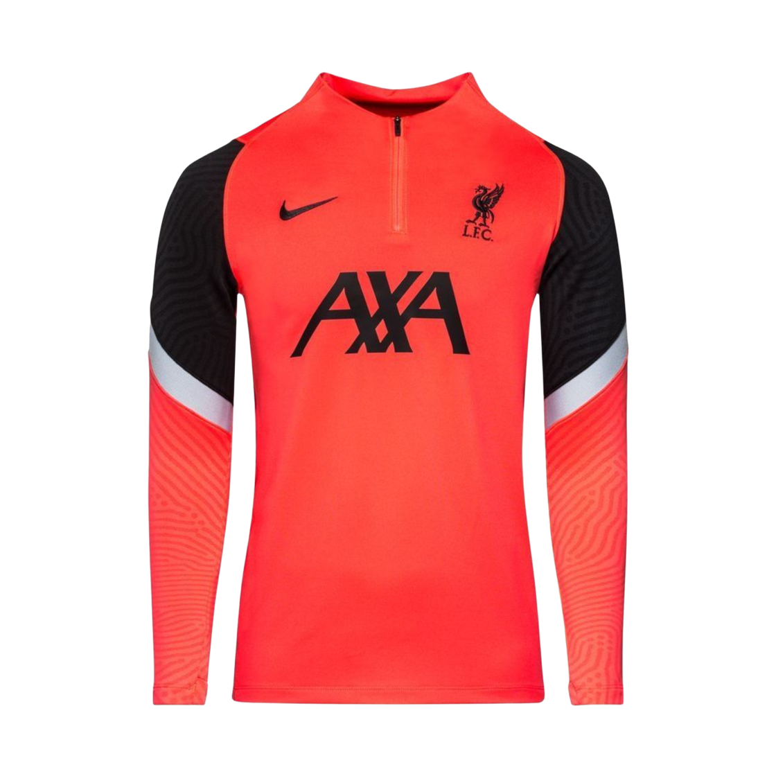 CZ3308-644 Nike Liverpool FC Dri-Fit Strike Drill Top Laser Crimson Wolf Grey (CZ3308-644) (Non Marking Ver.)
