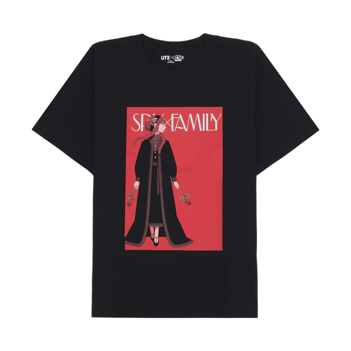 489652-09 Uniqlo UT Shueisha 100th Anniversary SPYxFAMILY T-Shirt Black