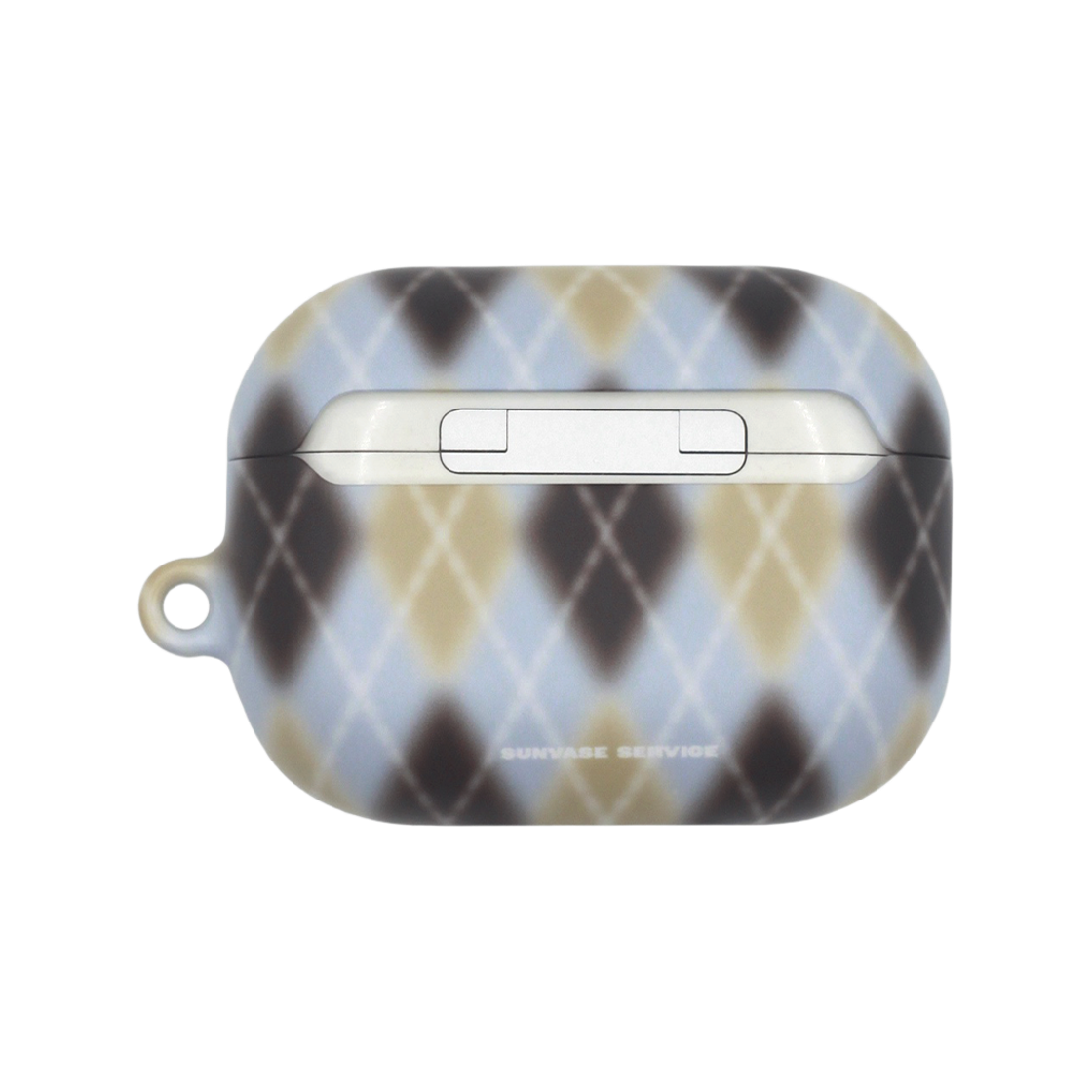 선베이스서비스 아가일 블러 케이스 샌디 스카이 (에어팟)(sunvase service ARGYLE BLUR CASE_SANDY SKY (airpods)) - 2