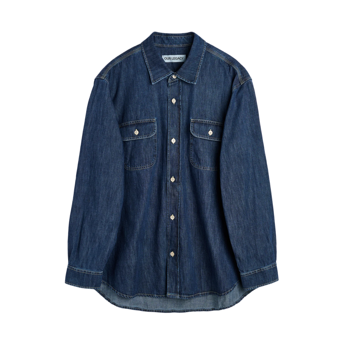 M4262CEB Our Legacy Country Shirt Tasco Wash