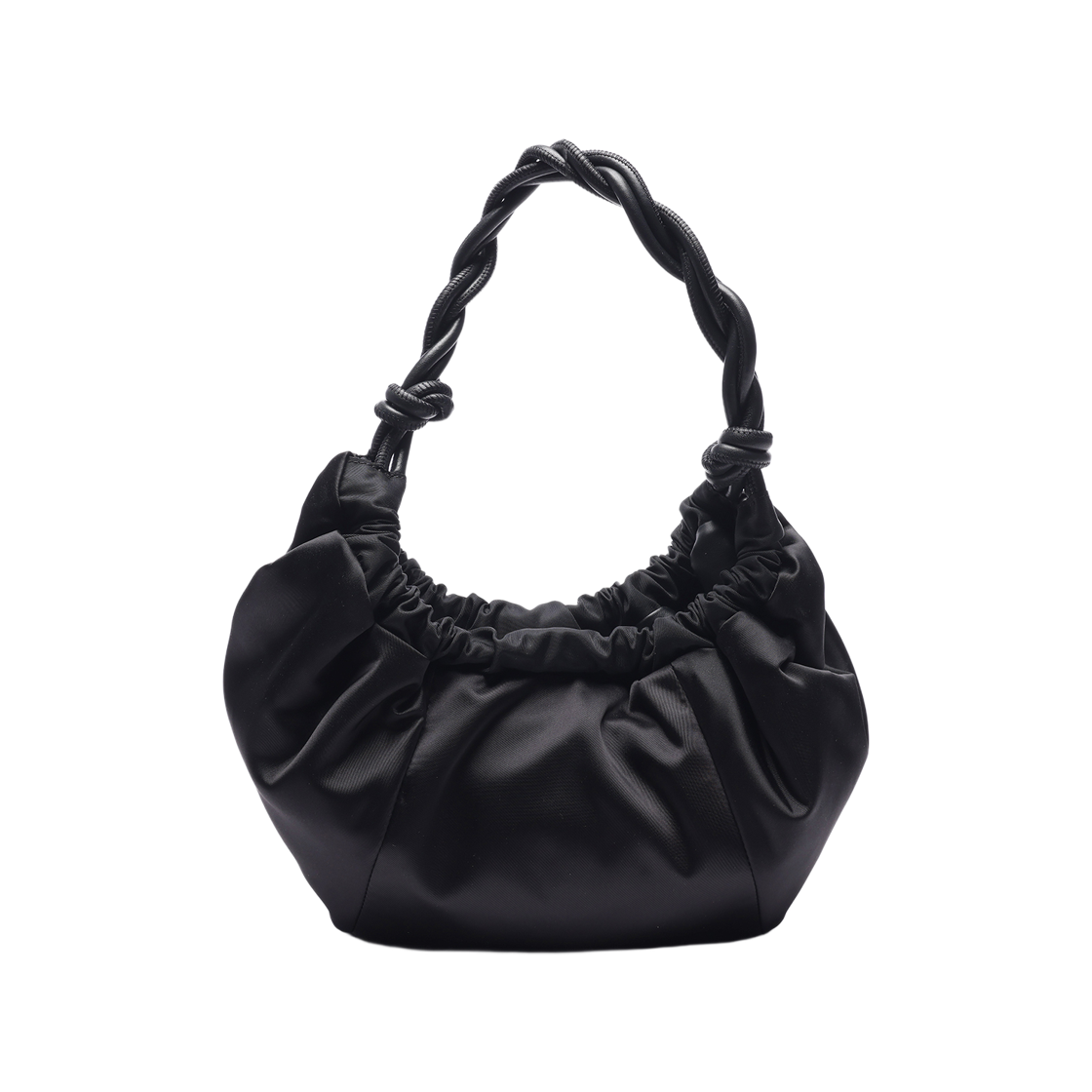 [25% 쿠폰] 마르니 로고 트위스트 스트랩 숄더백 블랙([25% 쿠폰] Marni Logo Twist Strap Shoulder Bag Black) - 4