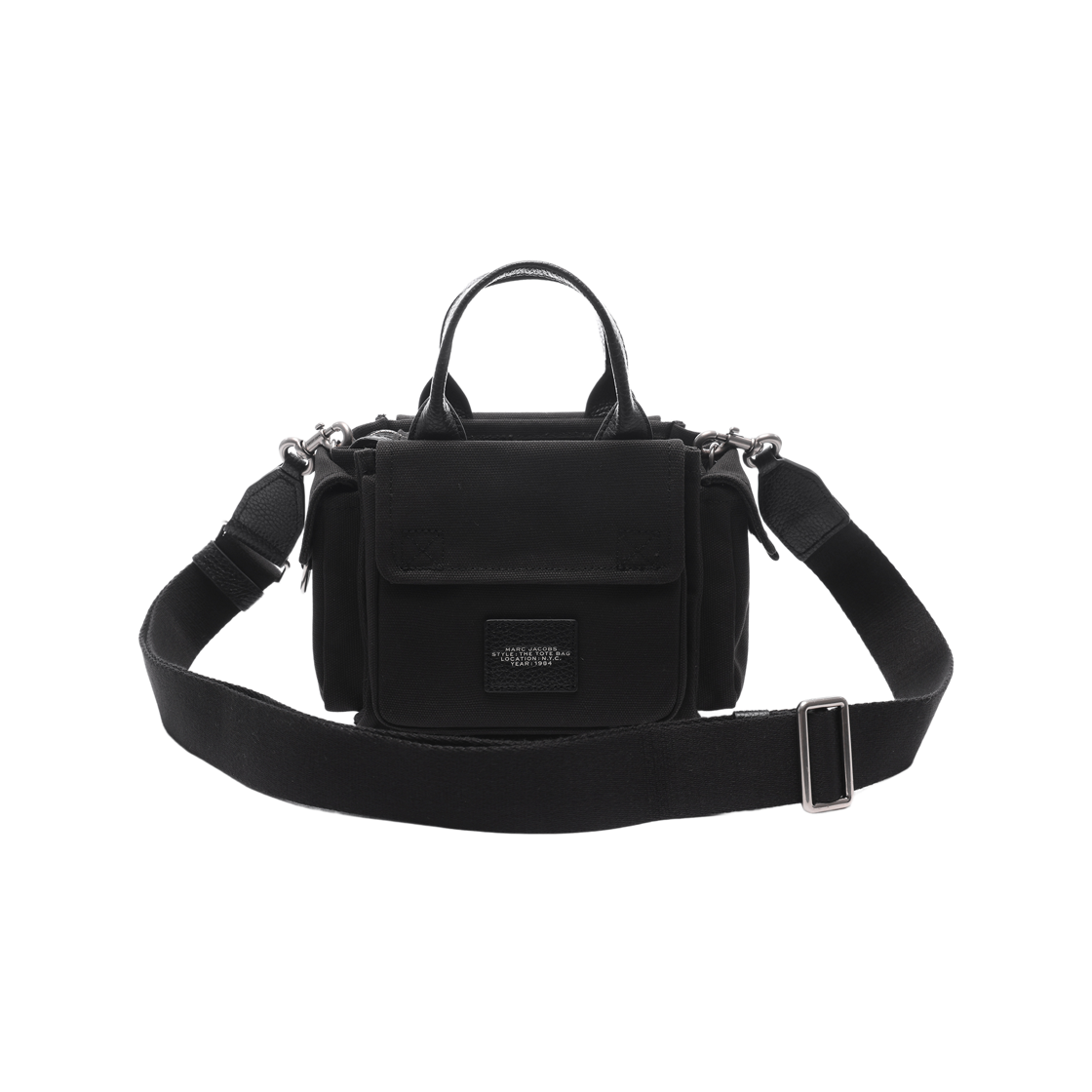 [25% 쿠폰] 마크 제이콥스 캔버스 미니 토트백 블랙([25% 쿠폰] Marc Jacobs Canvas Mini Tote Bag Black) - 4