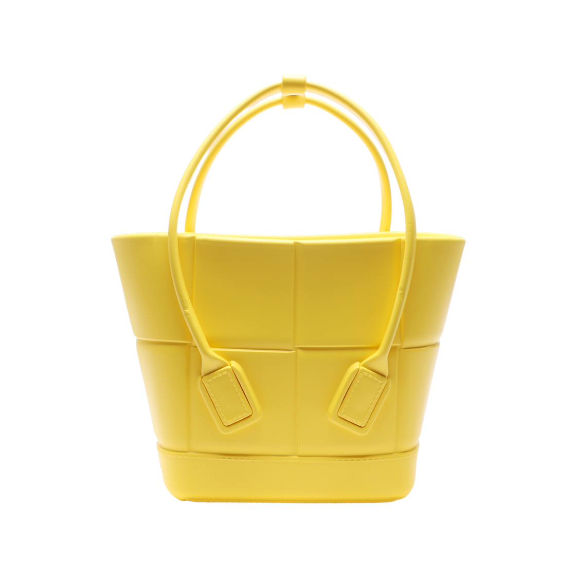 [25% 쿠폰] 보테가 베네타 아르코 미니 러버 쇼핑백 레몬([25% 쿠폰] Bottega Veneta Arco Rubber Mini Shopping Bag Lemon) - 2