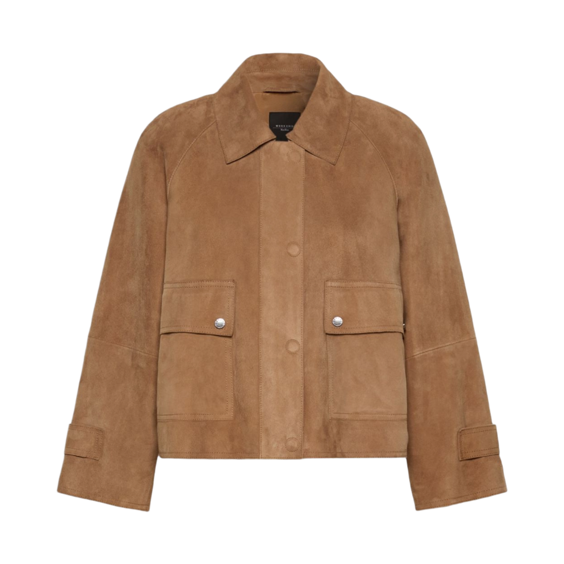 ABITO-001 (W) Weekend Max Mara Abito Leather Jacket Hazelnut Brown