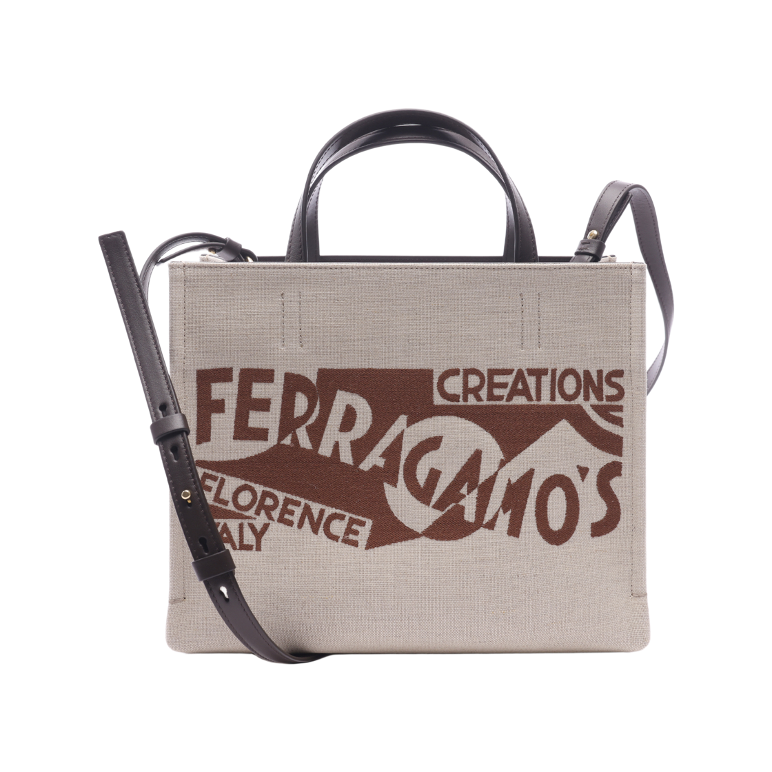 21 9476 776549 24F [25% 쿠폰] Ferragamo Logo Tote Bag S Beige