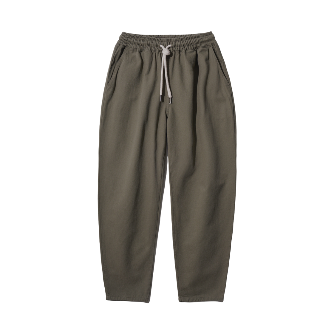 CJLP7509_Mocha_29 WV PROJECT Plain summer cotton banding Pants Mocha CJLP7509