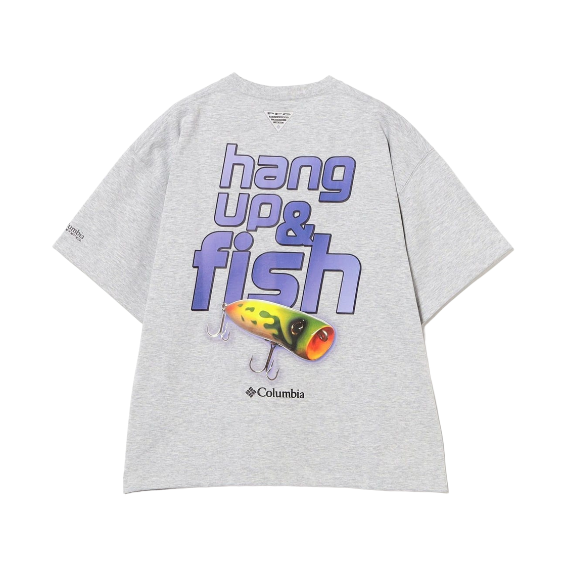 (W) 컬럼비아 x 빔즈 보이 그래픽 티셔츠 그레이 헤더((W) Columbia x Beams Boy Graphic T-Shirt Grey Heather)