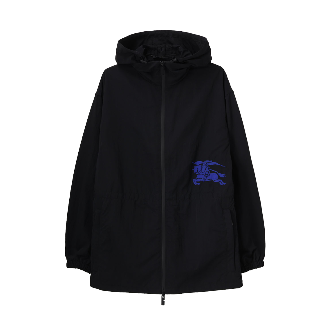 8087234 [25% 쿠폰] (W) Burberry EKD Logo Nylon Hooded Jacket Black