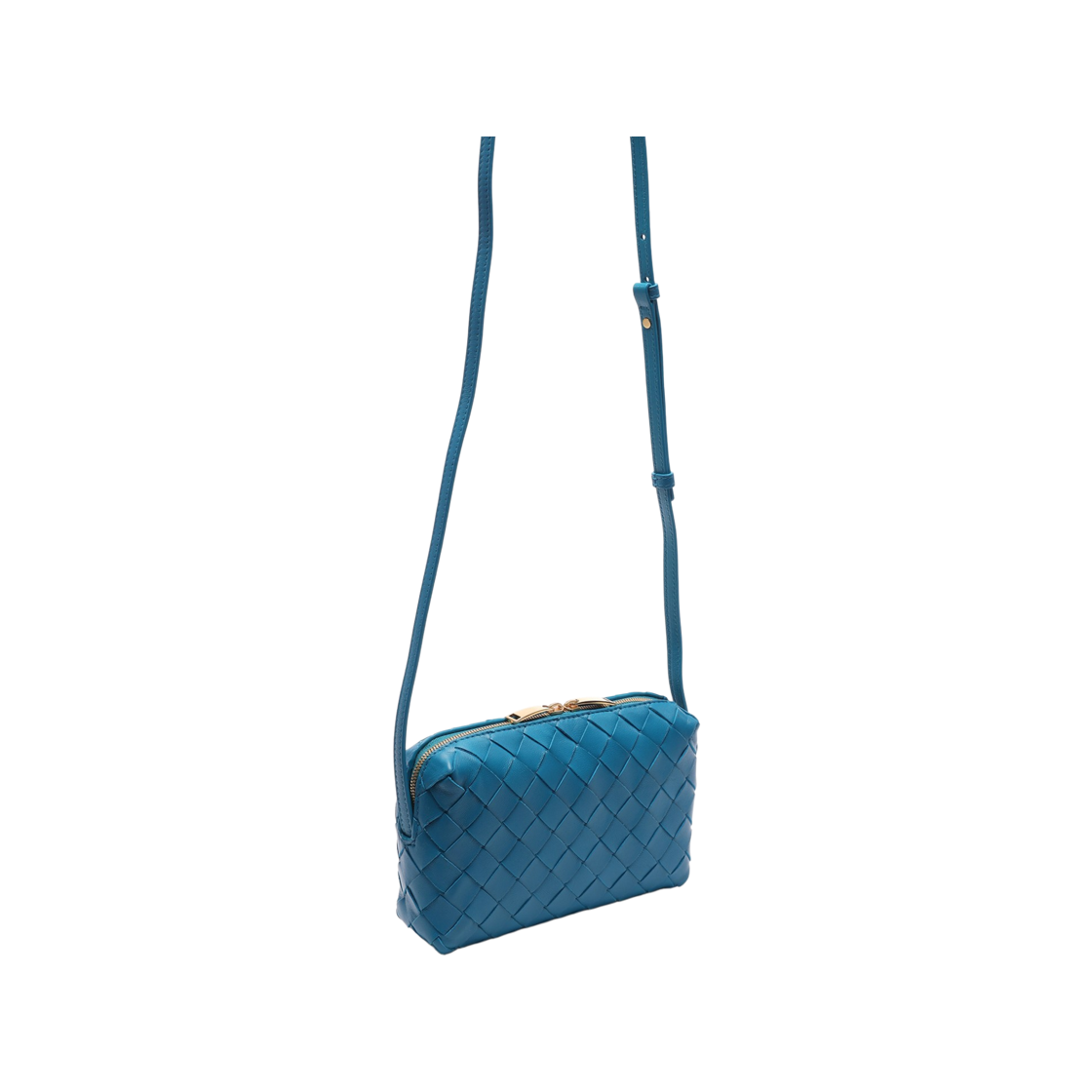 [25% 쿠폰] 보테가 베네타 미니 레더 크로스바디백 라이트 그래파이트([25% 쿠폰] Bottega Veneta Mini Leather Crossbody Bag Light Graphite) - 3