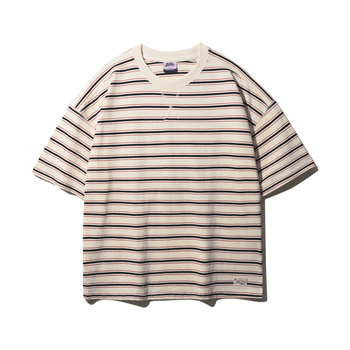 펀치라인 로이 스트라이프 반팔 크림아이보리 ISST9199(PUNCHLINE Loy Stripe Short Sleeve Creamivory ISST9199)