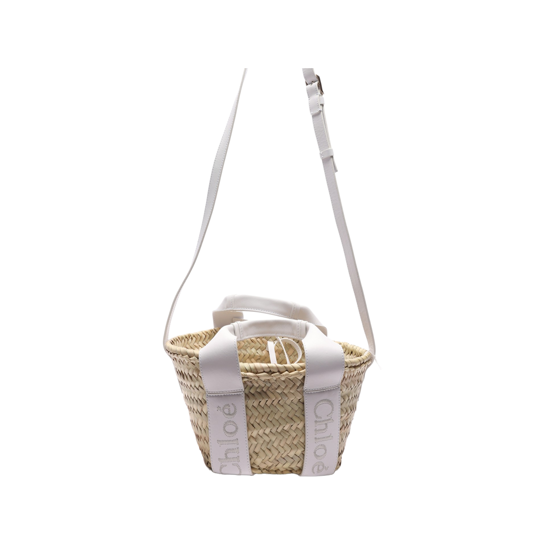 [25% 쿠폰] 끌로에 센스 스몰 베스킷 크리스탈 화이트([25% 쿠폰] Chloe Sense Small Basket Crystal White) - 4