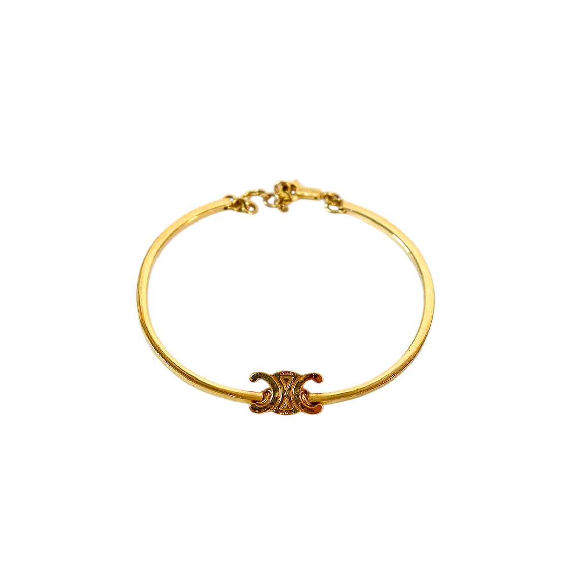 ITK75TLT3ST8 Celine Triomphe Articulated Bracelet C-B64903