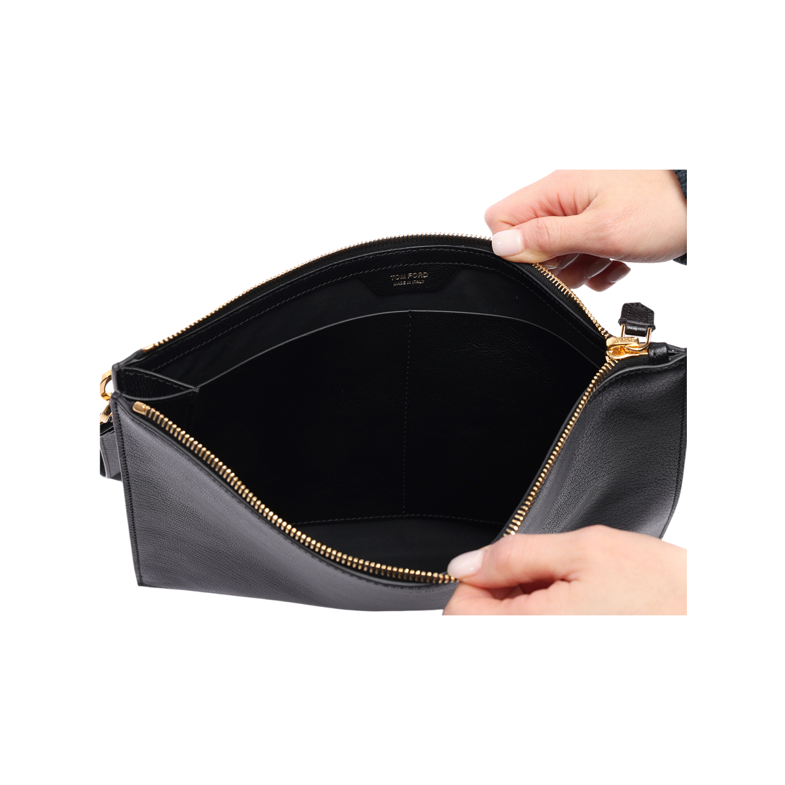 [25% 쿠폰] 톰포드 플랫 레더 클러치 블랙([25% 쿠폰] Tom Ford Flat Leather Clutch Black) - 6