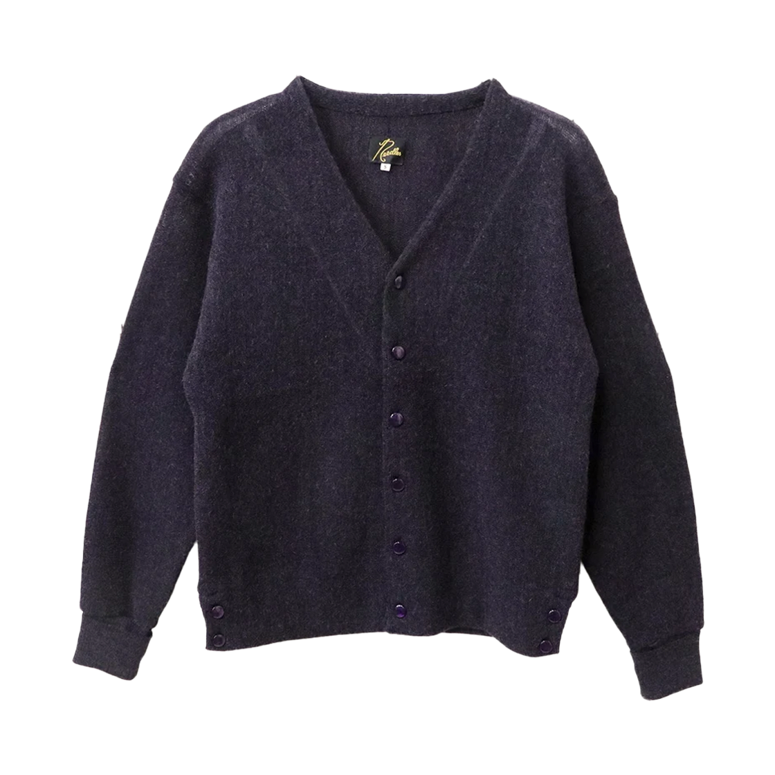 SX455 PURPL [25% 쿠폰] Needles V-Neck Cardigan Purple