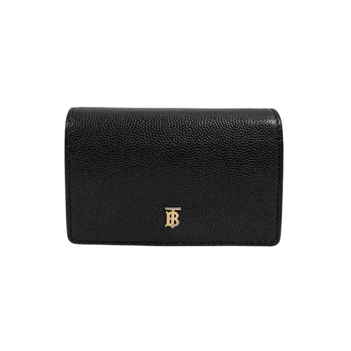 ITB4N7MHWTM5 Burberry TB Jessie Accordion Card Case Wallet Crossbody Bag Black