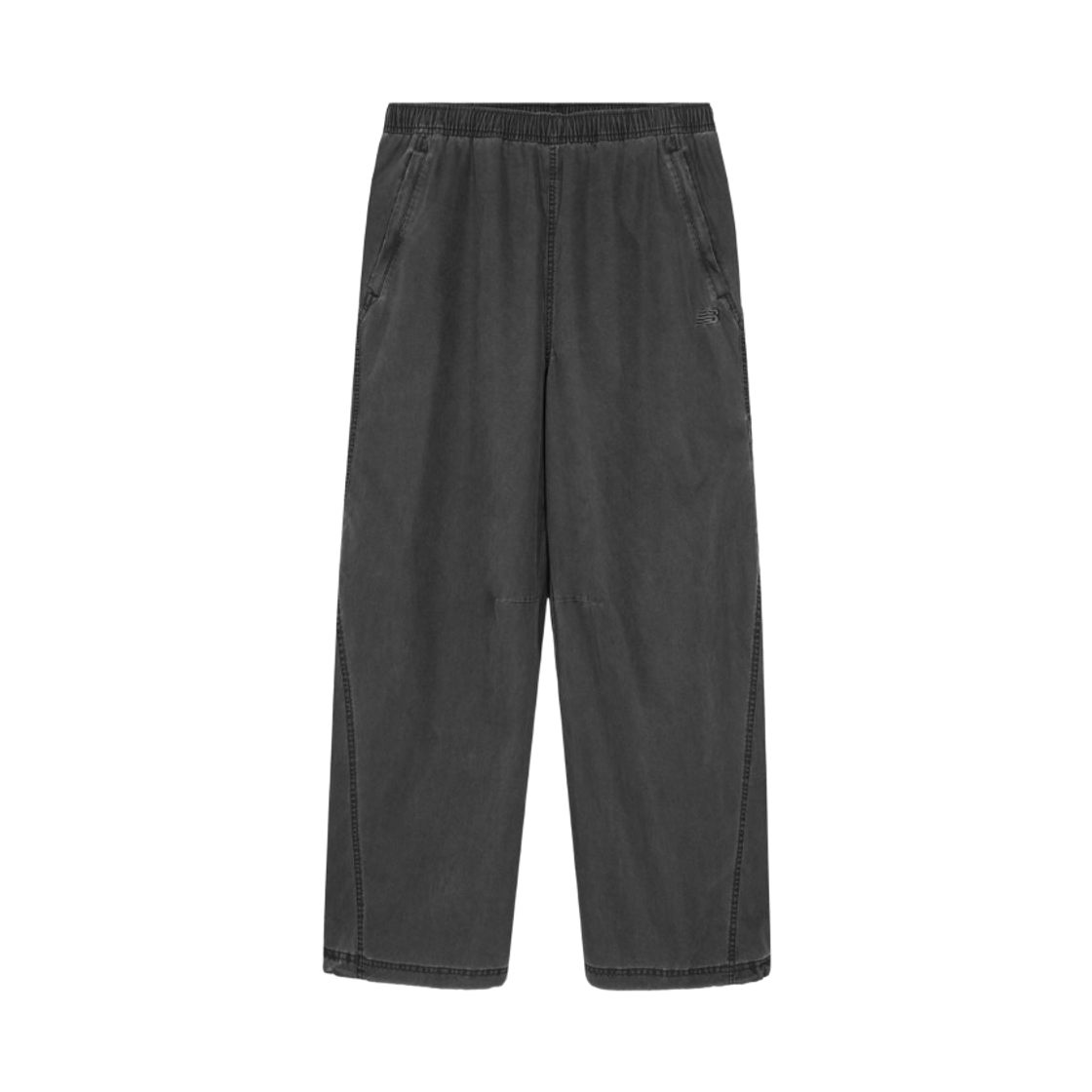 NBNTG31833-60 New Balance Escape Washed Woven Wide Pants Charcoal
