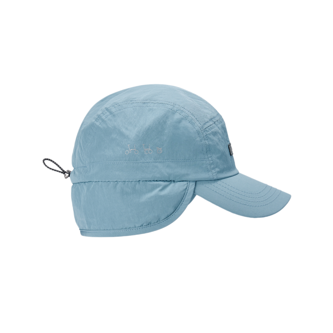 브롬톤 런던 이어플랩 캠프 캡 블루(BROMPTON LONDON Earflap Camp Cap Blue) - 4