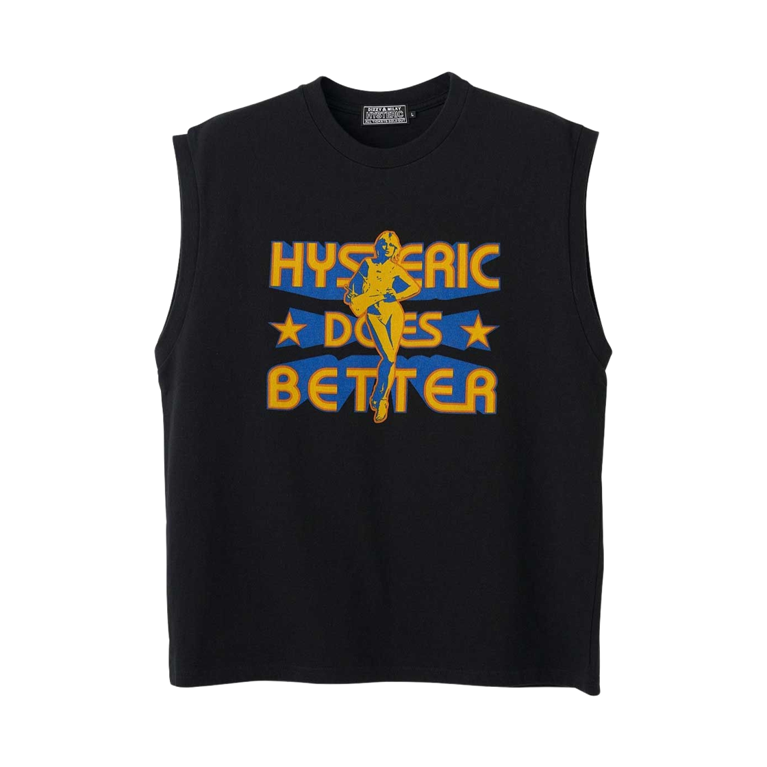 02261CR02 Hysteric Glamour Hysteric Does Better Sleeveless Black