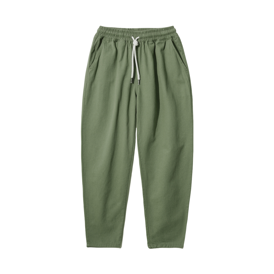 CJLP7509_Khaki_29 WV PROJECT Plain summer cotton banding Pants Khaki CJLP7509