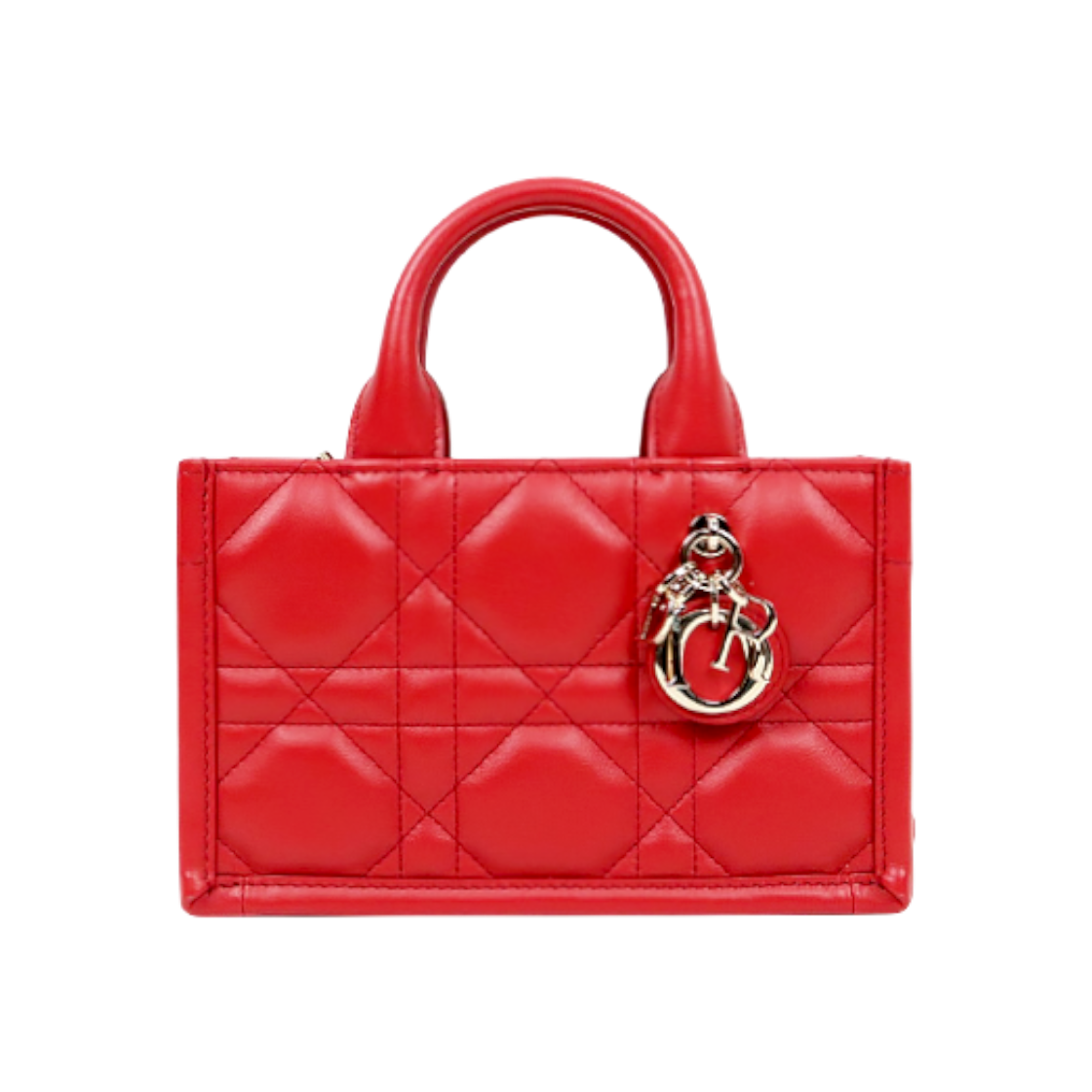 ITS6JN4FRLNQ Dior Red Mini Book Tote C-A64261