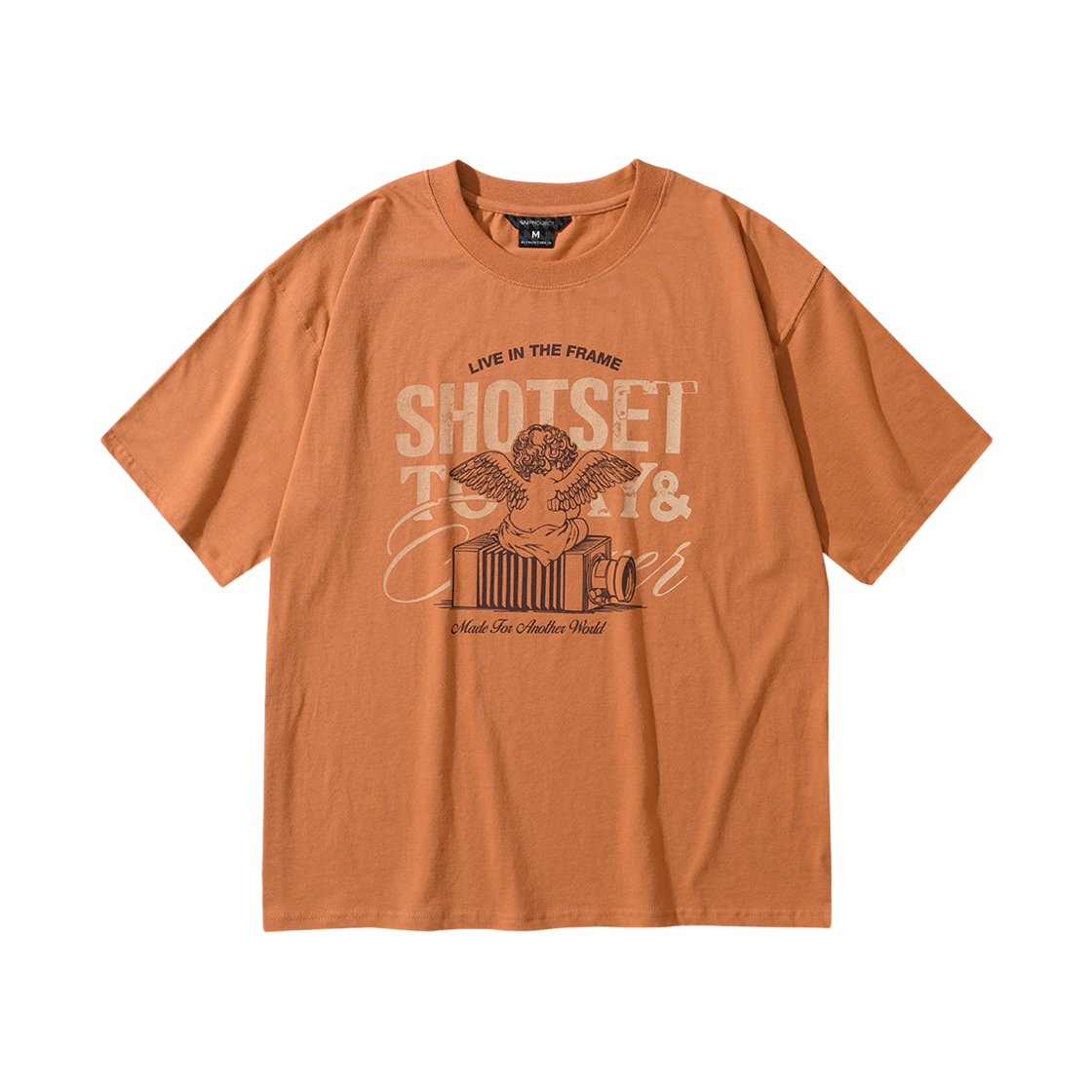 더블유브이프로젝트 프레임샷 반팔티셔츠 브릭 ISST7868(WV PROJECT Frameshot Short Sleeve Brick ISST7868) - 1