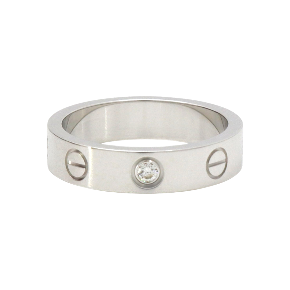 ITA4M53OHEM4 Cartier Love Wedding Ring 1P White Gold