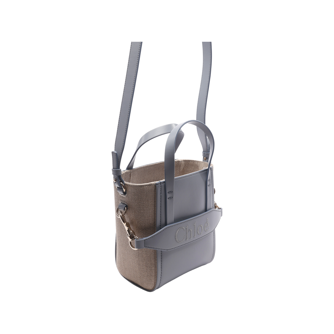 [25% 쿠폰] 끌로에 센스 스몰 토트백 스톰 블루([25% 쿠폰] Chloe Sense Small Tote Bag Storm Blue) - 3