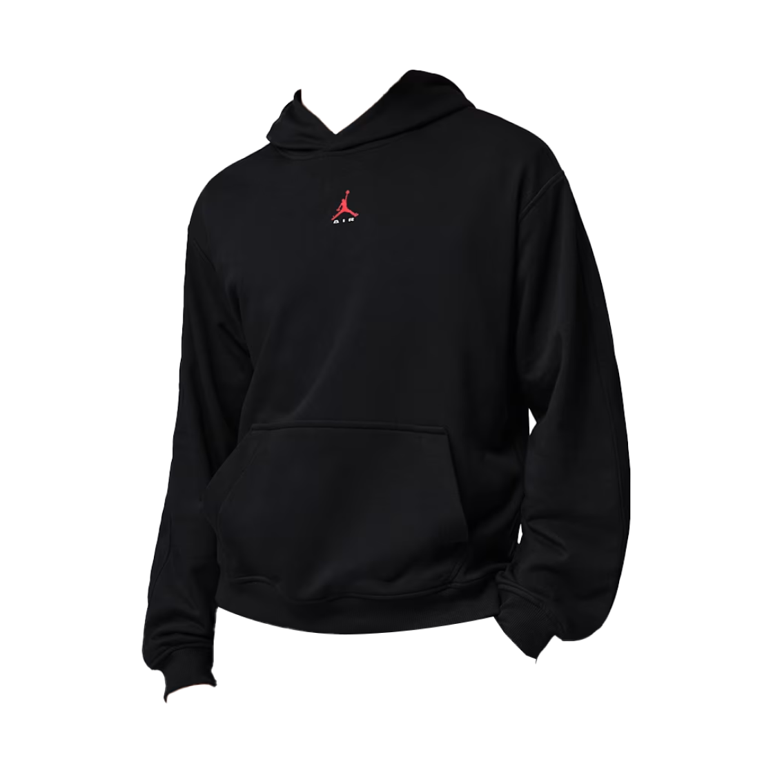 IU0253-010 Jordan Brooklyn Statement Pullover Hoodie Black University Red (IU0253-010)