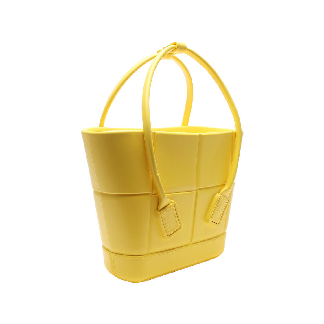 [25% 쿠폰] 보테가 베네타 아르코 미니 러버 쇼핑백 레몬([25% 쿠폰] Bottega Veneta Arco Rubber Mini Shopping Bag Lemon) - 3