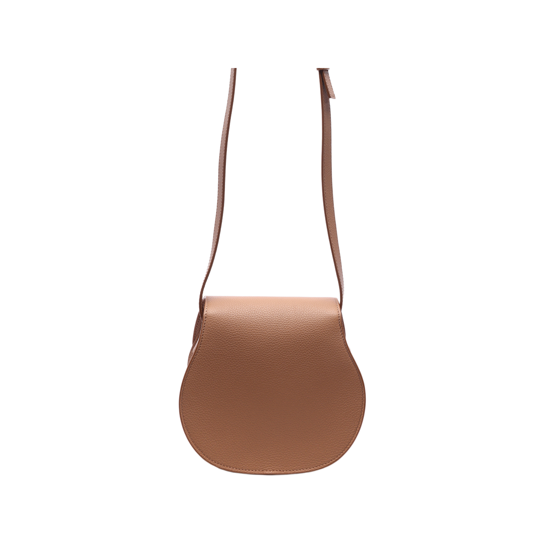 [25% 쿠폰] 끌로에 그레인드 레더 마르씨 스몰 새들백 라이트 탄([25% 쿠폰] Chloe Marcie Small Saddle Bag in Grained Leather Light Tan) - 4