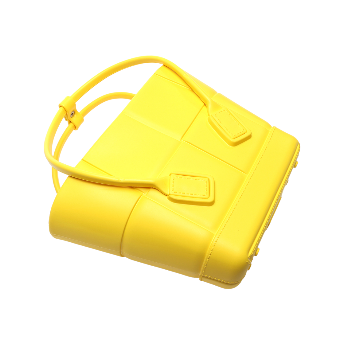 [25% 쿠폰] 보테가 베네타 아르코 미니 러버 쇼핑백 레몬([25% 쿠폰] Bottega Veneta Arco Rubber Mini Shopping Bag Lemon) - 5