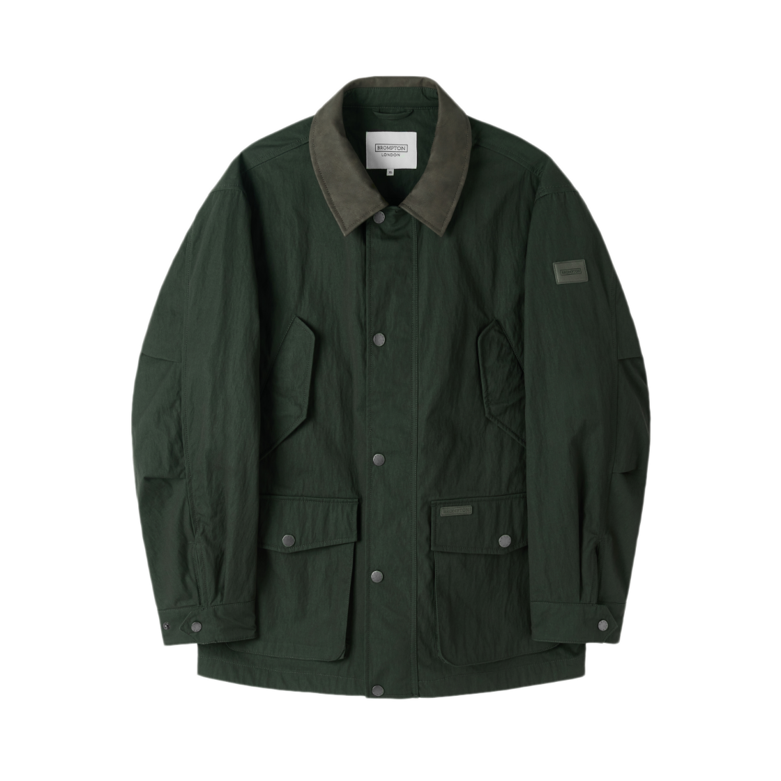 P253UJK420052 BROMPTON LONDON Greenford Midi Jacket D Green