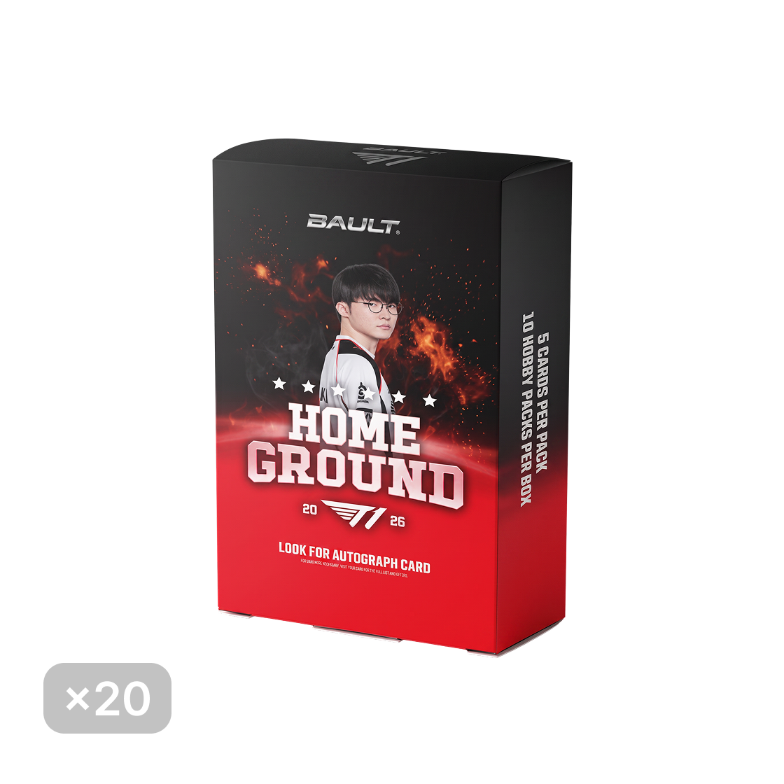 볼트 트레이딩 카드 2026 T1 홈그라운드 에디션 20 박스 (200팩)(Bault Trading Card 2026 T1 Homeground Edition 20 Boxes (Pack of 200))