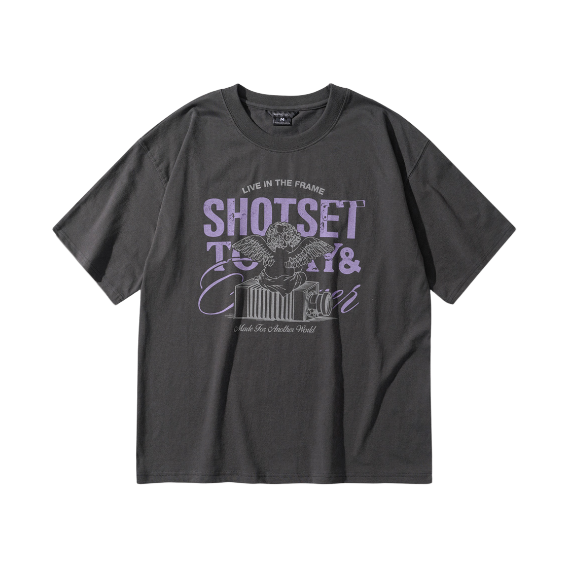 더블유브이프로젝트 프레임샷 반팔티셔츠 다크그레이 ISST7868(WV PROJECT Frameshot Short Sleeve Darkgray ISST7868)