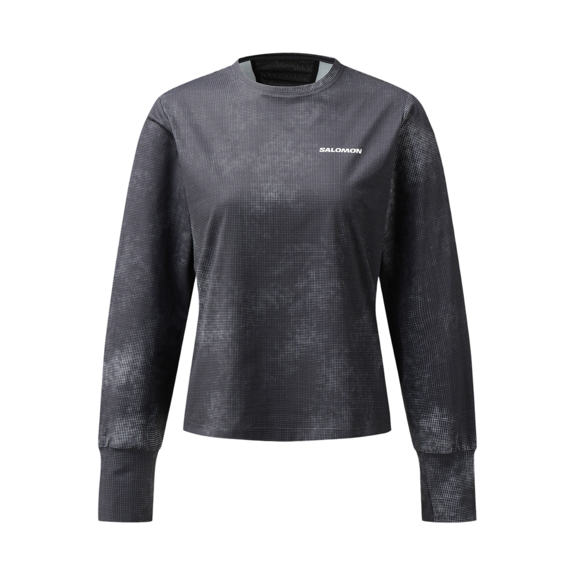 LD0473000 (W) Salomon Pulsewave Mesh Long Sleeve Black