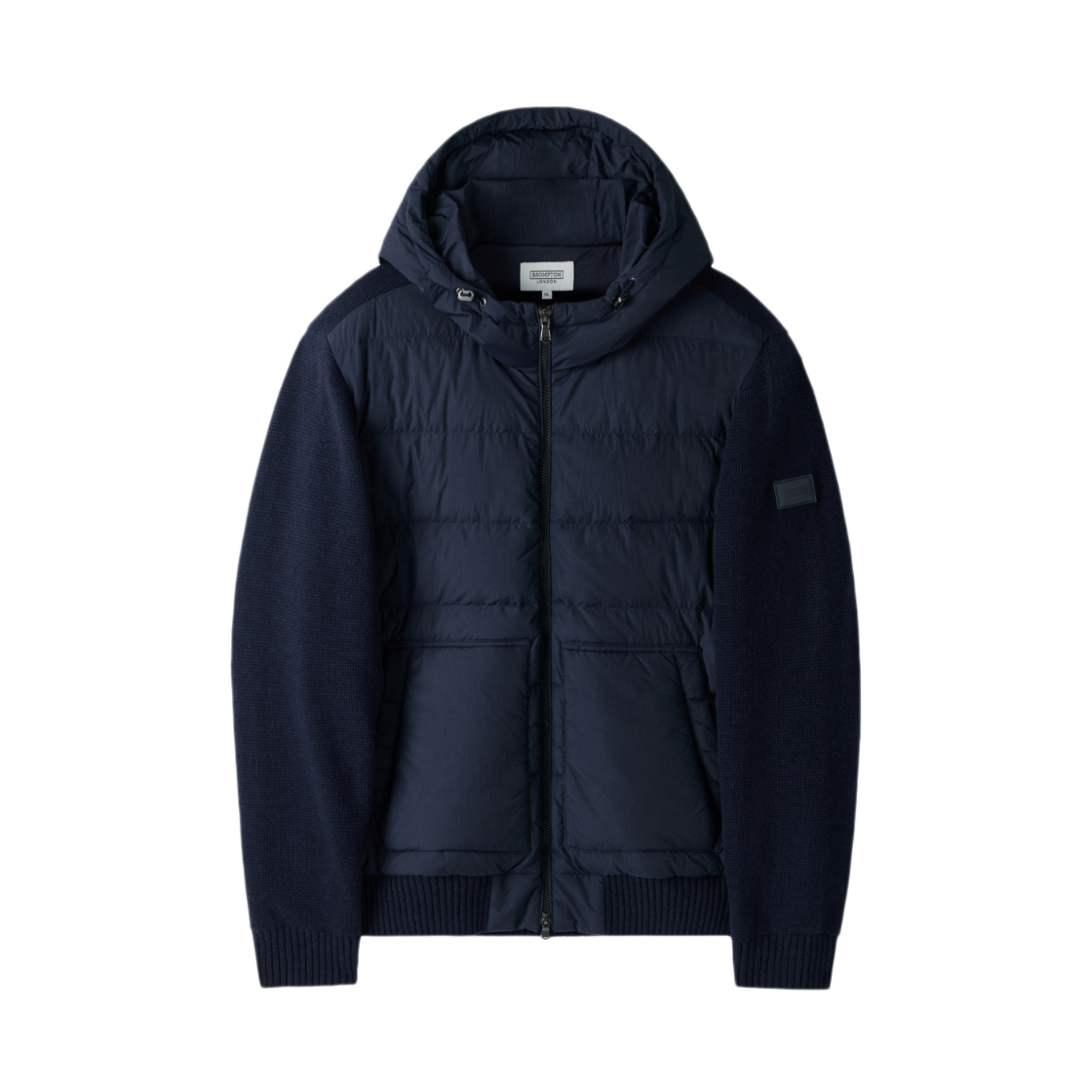 P254MDW450065 BROMPTON LONDON Hybrid Hooded Down Navy