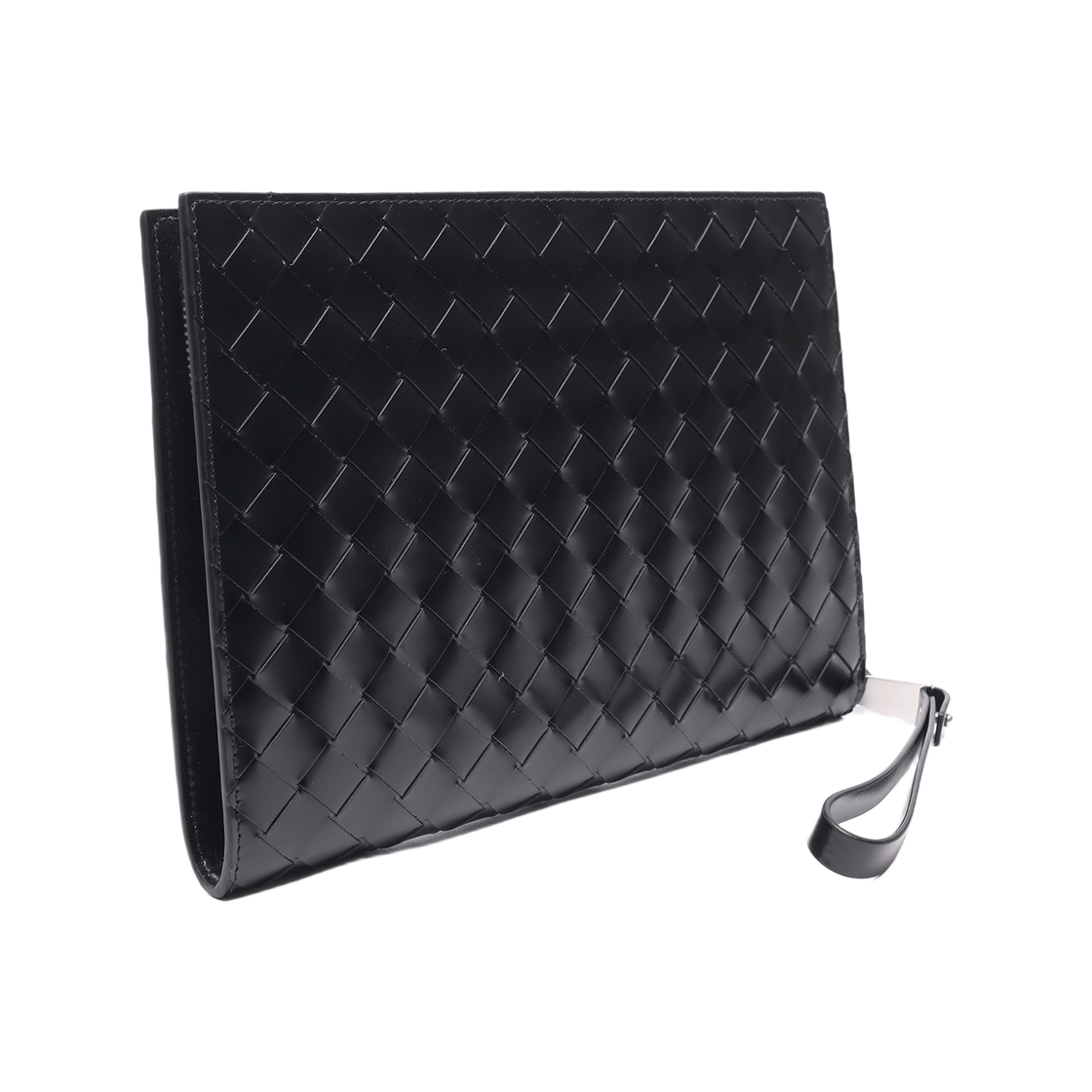 [25% 쿠폰] 보테가 베네타 스트랩 파우치 블랙([25% 쿠폰] Bottega Veneta Strap Pouch Black) - 3